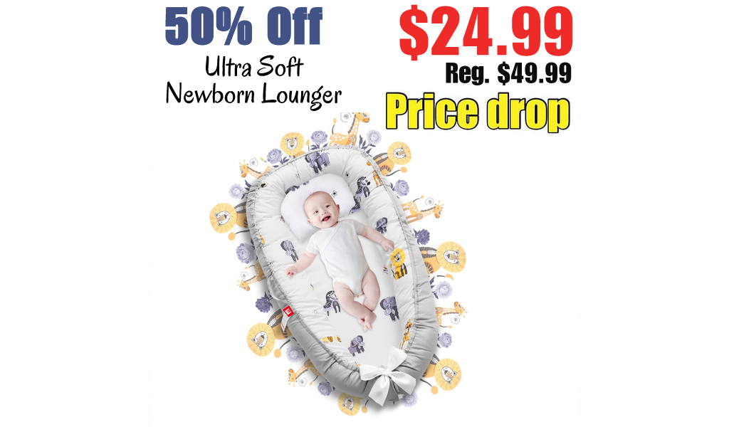 Ultra Soft Newborn Lounger Only $24.99 Shipped on Amazon (Regularly $49.99)