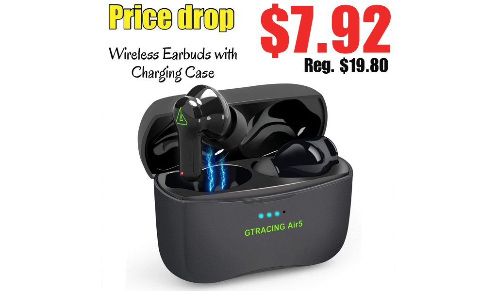 Wireless Earbuds with Charging Case Only $7.92 Shipped on Amazon (Regularly $19.80)