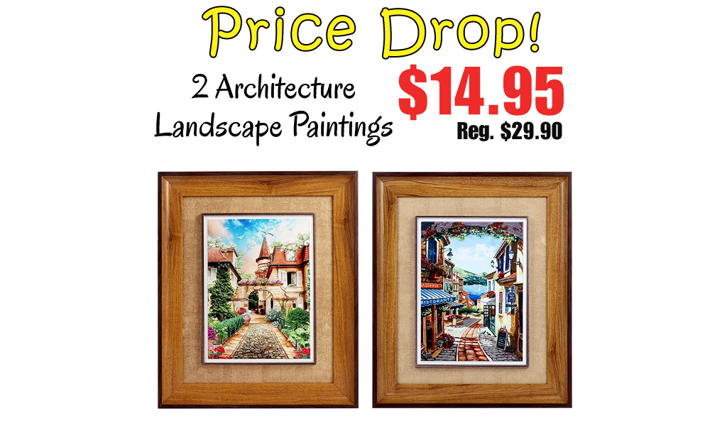 2 Architecture Landscape Paintings Only $14.95 Shipped on Amazon (Regularly $29.9)