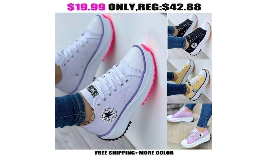 2022 Women Platform Casual Heightened, Breathable Shoes +FREE SHIPPING