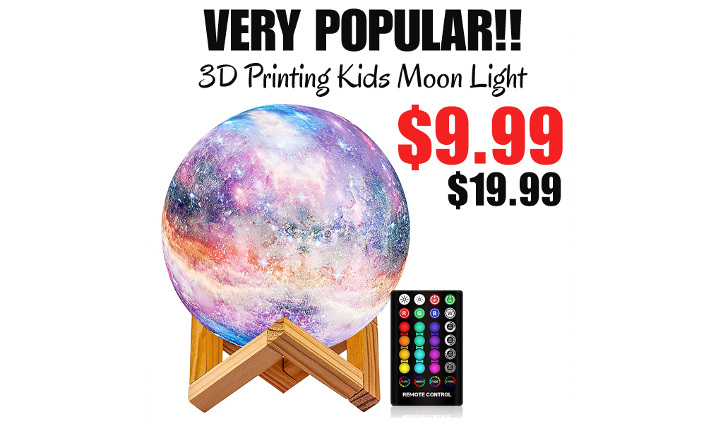 3D Printing Kids Moon Light Only $9.99 Shipped on Amazon (Regularly $19.99)