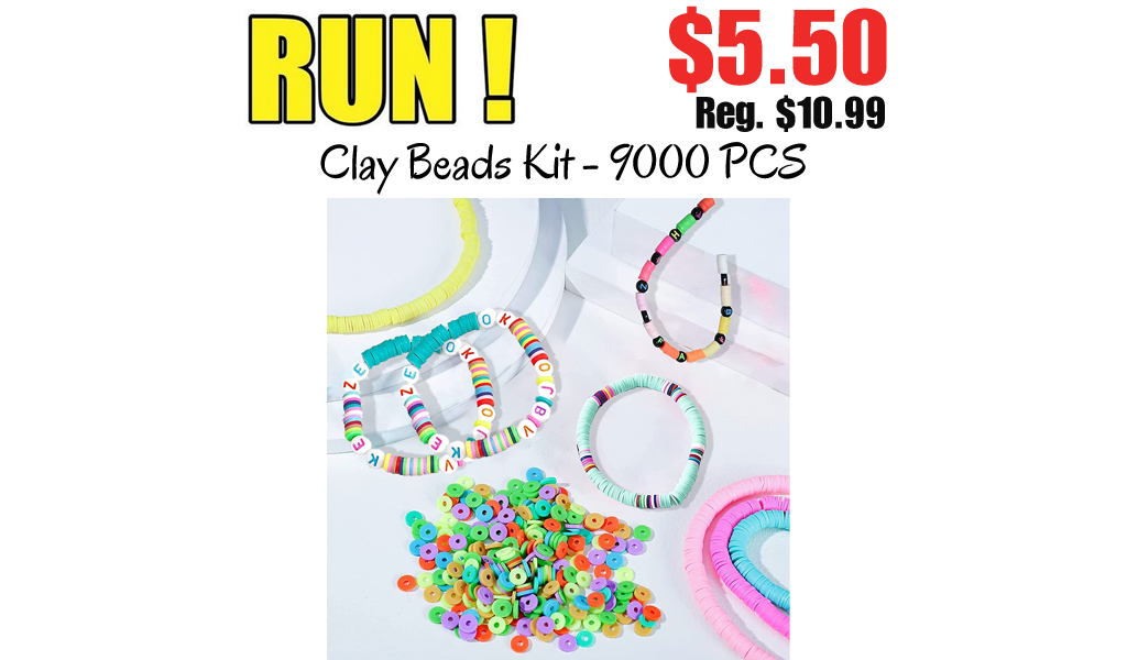 Clay Beads Kit - 9000 PCS Only $5.50 Shipped on Amazon (Regularly $10.99)