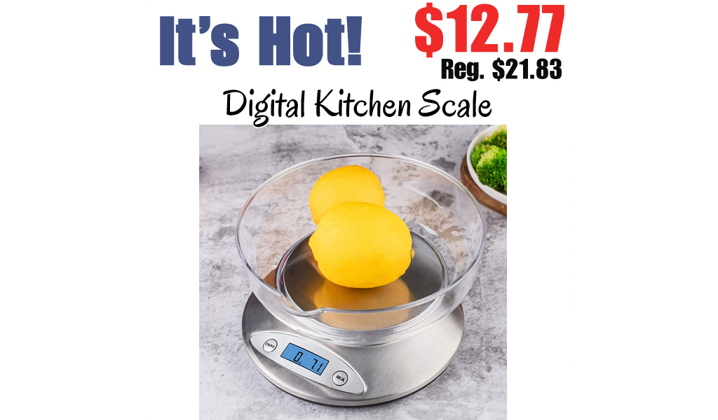Digital Kitchen Scale Only $12.77 Shipped on Amazon (Regularly $21.83)