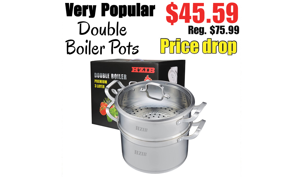 Double Boiler Pots Only $45.59 Shipped on Amazon (Regularly $75.99)