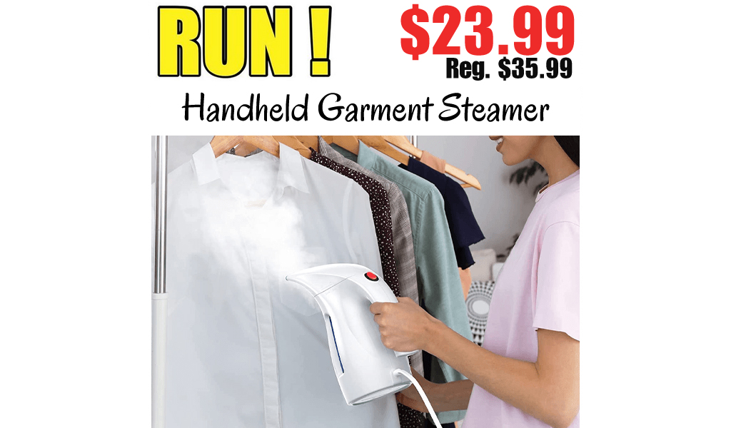 Handheld Garment Steamer Only $23.99 Shipped on Amazon (Regularly $35.99)