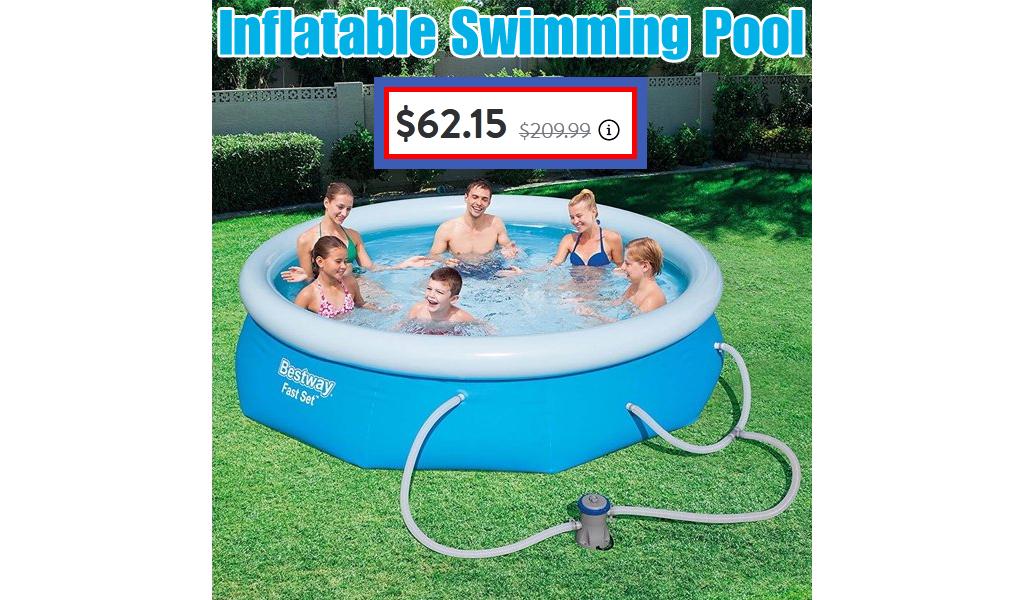 Inflatable Swimming Pool only $62.15 on Walmart.com (Regularly $209.99)