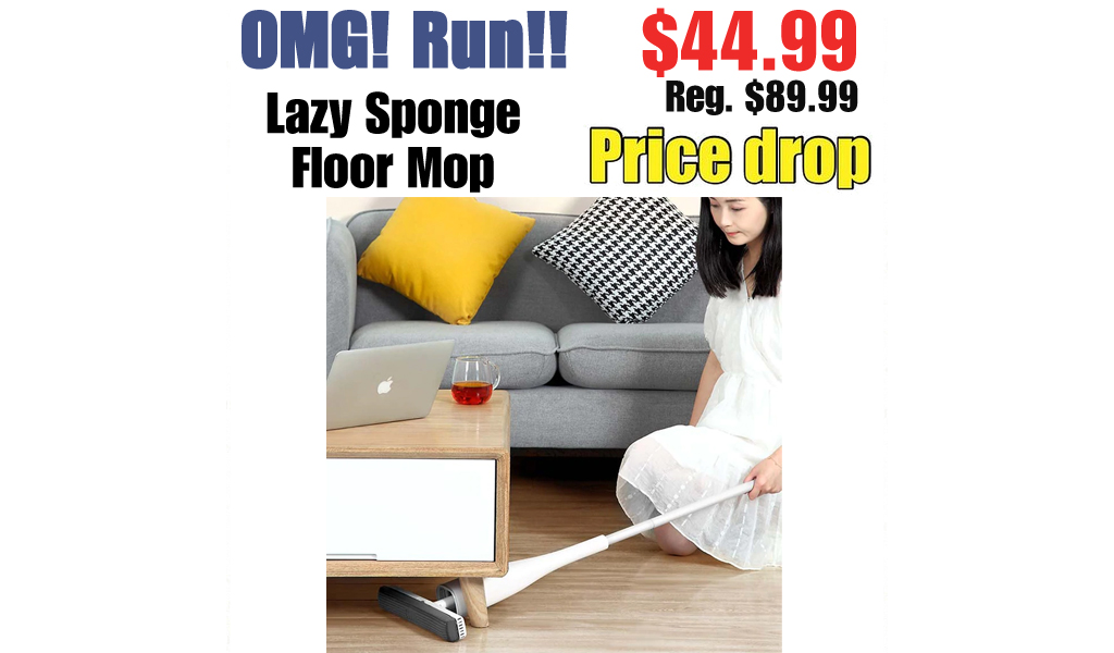 Lazy Sponge Floor Mop Only $44.99 Shipped (Regularly $89.99)