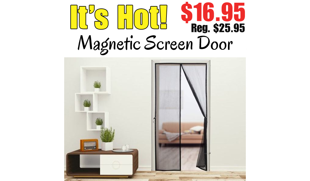 Magnetic Screen Door Only $16.95 Shipped on Amazon (Regularly $25.95)