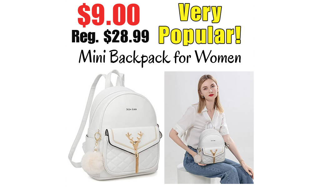 Mini Backpack for Women Only $14.49 Shipped on Amazon (Regularly $28.99)