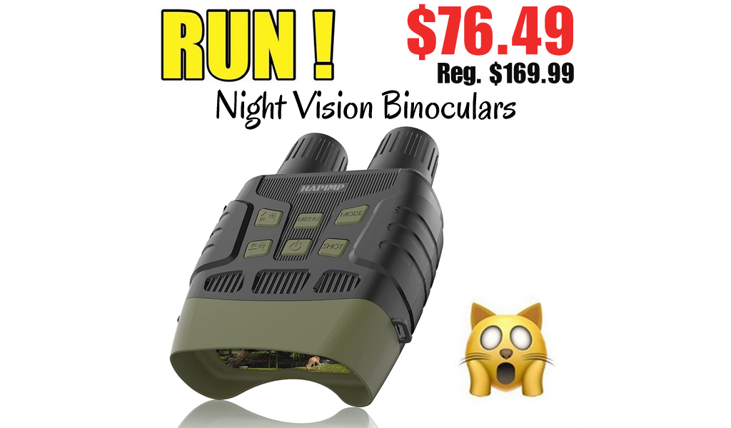 Night Vision Binoculars Only $76.49 Shipped on Amazon (Regularly $169.99)