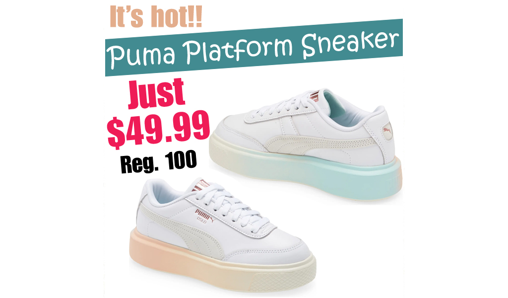 Puma Platform Sneaker Only $49.99 Shipped on Nordstrom Rack (Regularly $100)