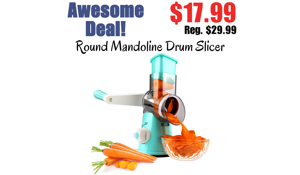 Round Mandoline Drum Slicer Only $17.99 Shipped on Amazon (Regularly $29.99)