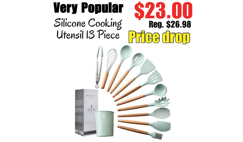 Silicone Cooking Utensil 13 Piece Only $23.00 Shipped on Amazon (Regularly $26.98)