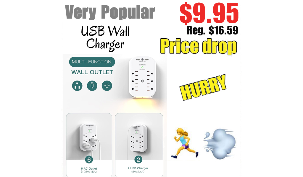 USB Wall Charger Only $9.95 Shipped on Amazon (Regularly $16.59)