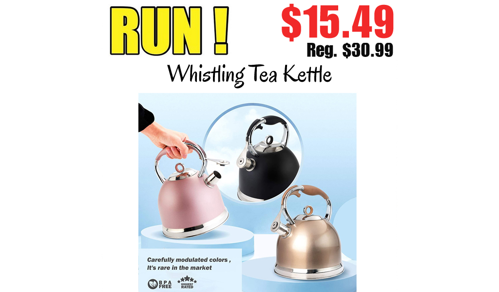 Whistling Tea Kettle Only $15.49 Shipped on Amazon (Regularly $30.99)
