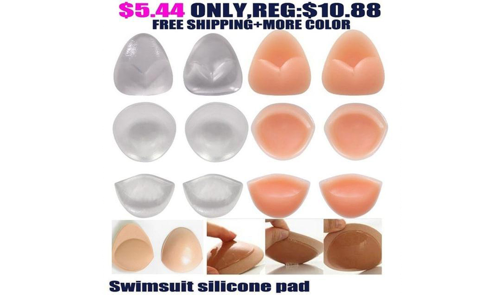 Women's Thickened Abalone Silicone Breast Pads Push Up Invisible Adhesive Bra+FREE SHIPPING