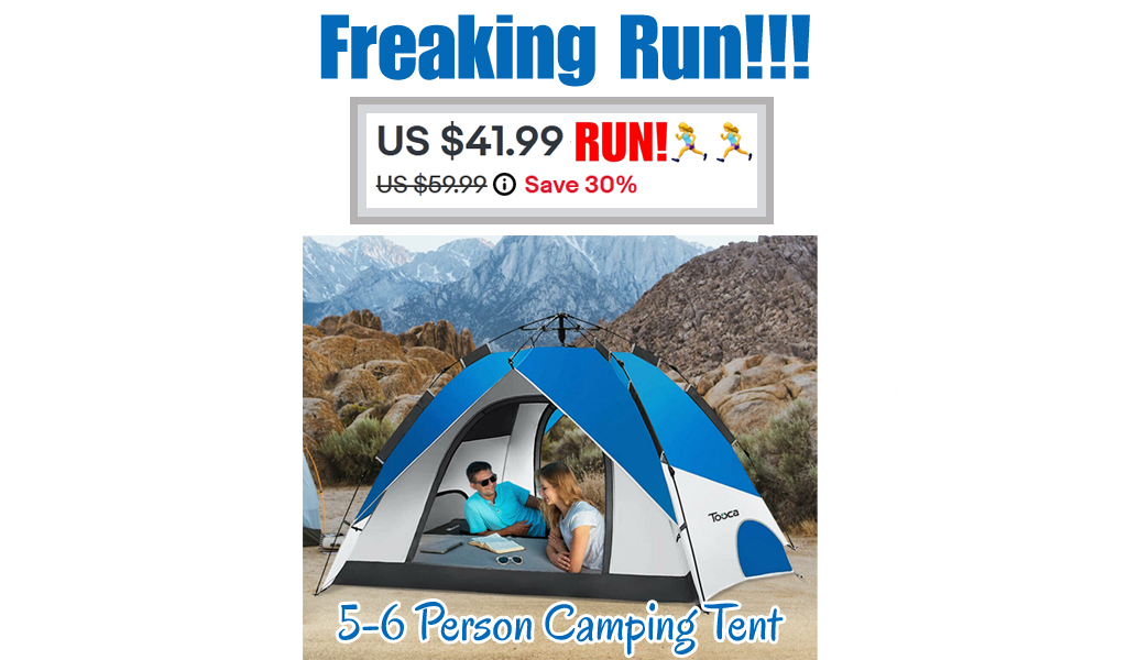 5-6 Person Camping Tent Only $41.99 on Ebay.com (Regularly $59.99)