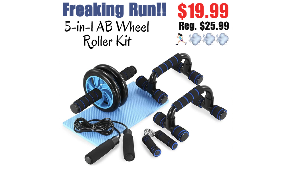 5-in-1 AB Wheel Roller Kit Only $19.99 Shipped on Amazon (Regularly $25.99)