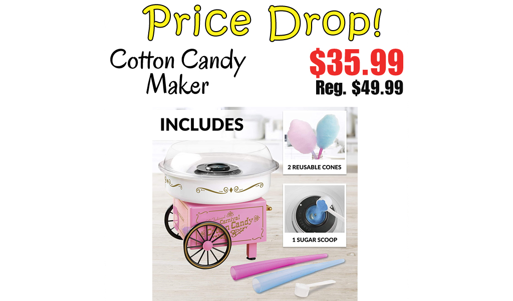 Cotton Candy Maker Only $35.99 Shipped on Amazon (Regularly $49.99)