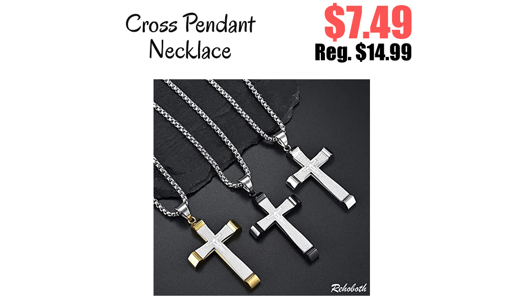 Cross Pendant Necklace Only $7.49 Shipped on Amazon (Regularly $14.99)