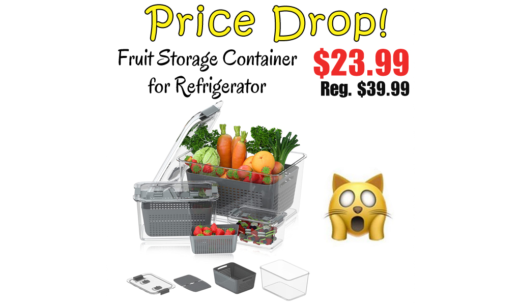 Fruit Storage Container for Refrigerator Only $23.99 Shipped on Amazon (Regularly $39.99)