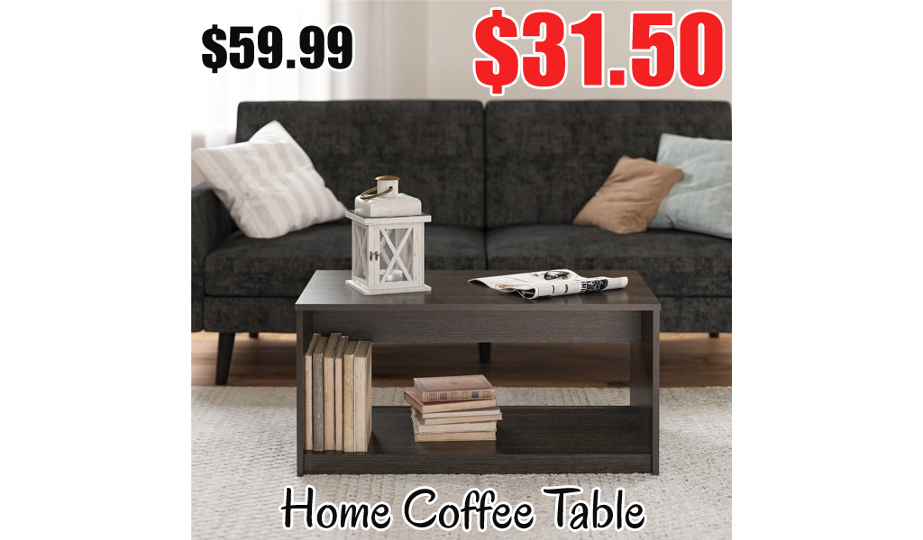 Home Coffee Table only $31.50 on Walmart.com (Regularly $59.99)