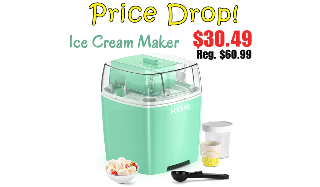 Ice Cream Maker Only $30.49 Shipped on Amazon (Regularly $60.99)