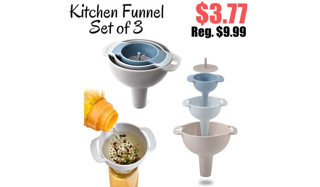 Kitchen Funnel Set of 3 Only $3.77 Shipped on Amazon (Regularly $9.99)