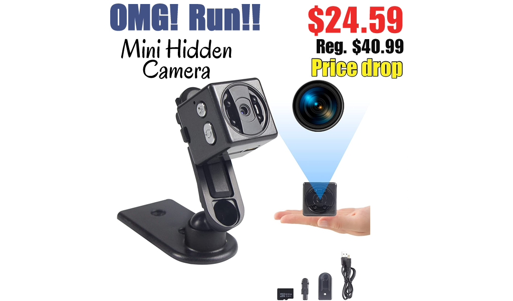 Mini Hidden Camera Only $24.59 Shipped on Amazon (Regularly $40.99)