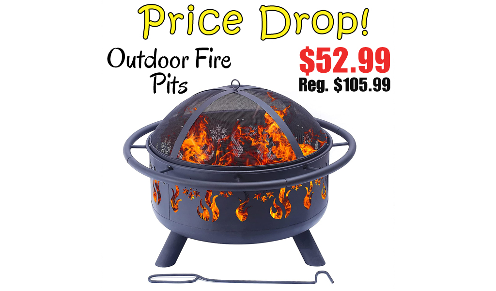 Outdoor Fire Pits Only $52.99 Shipped on Amazon (Regularly $105.99)