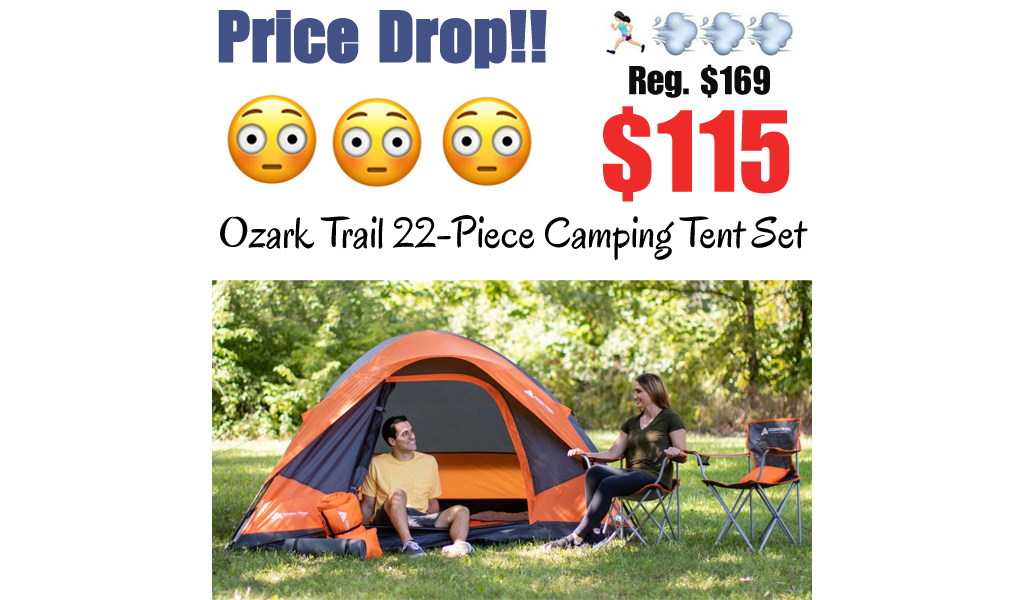Ozark Trail 22-Piece Camping Tent Set Only $115 Shipped on Walmart.com (Regularly $169)
