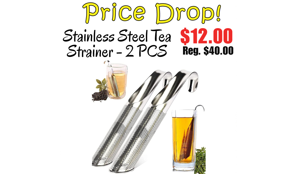 Stainless Steel Tea Strainer - 2 PCS Only $12 Shipped on Amazon (Regularly $40)