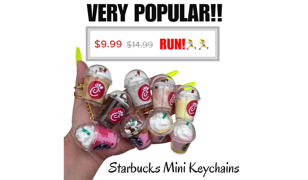 Starbucks Mini Keychains Only $9.99 Shipped on Jane.com (Regularly $14.99)