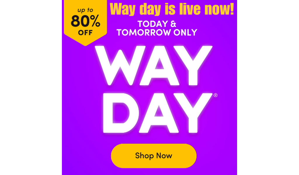 Way day is live now!