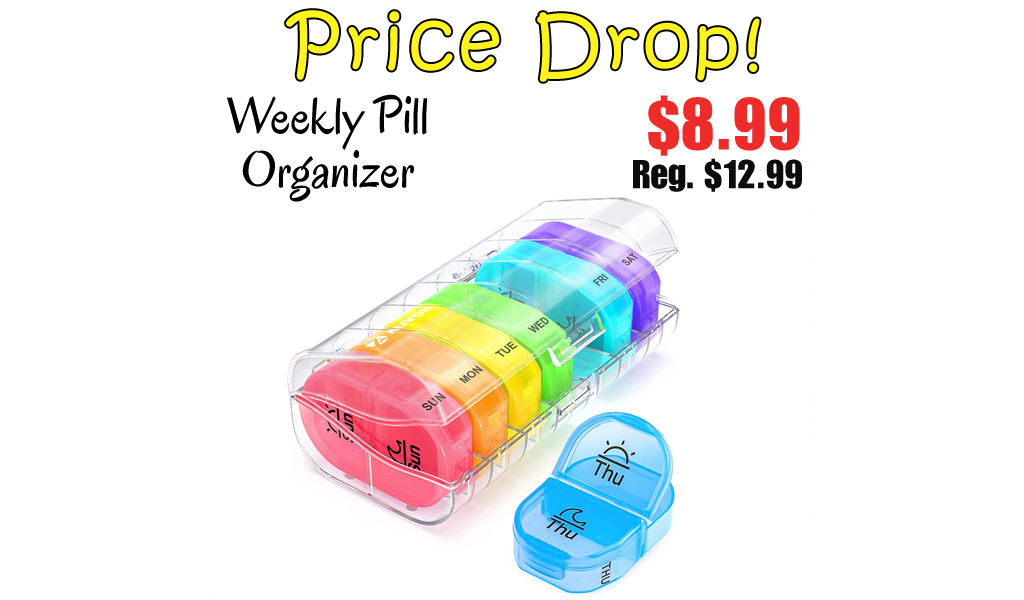 Weekly Pill Organizer Only $8.99 Shipped on Amazon (Regularly $12.99)