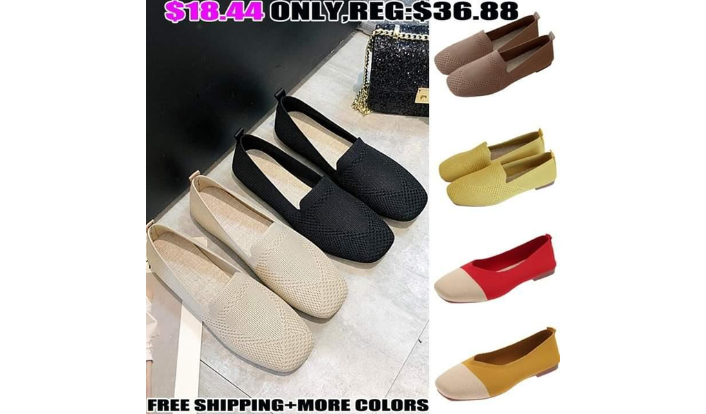 Women's Summer Knitted Breathable Soft Sole Woven Shoes+FREE SHIPPING