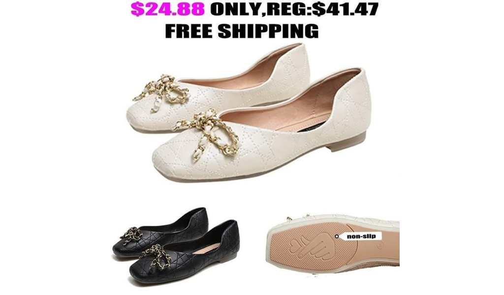 Women's Summer Soft Rubber Solid Color Square Toe Flat Maternity Loafers+FREE SHIPPING