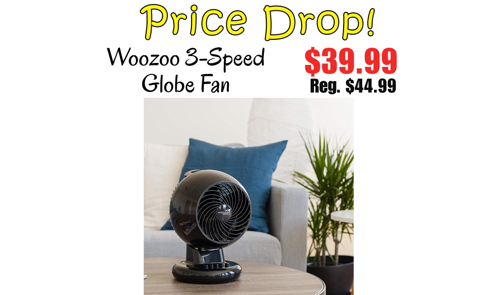 Woozoo 3-Speed Globe Fan Only $39.99 Shipped on Amazon (Regularly $44.99)