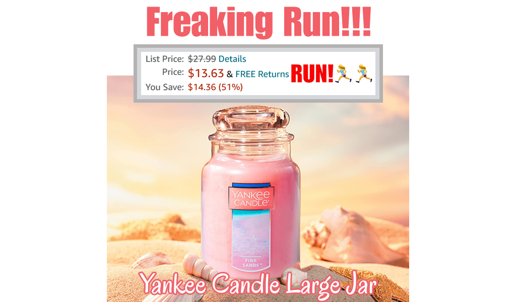 Yankee Candle Large Jar Only $13.63 Shipped on Amazon (Regularly $27.99)