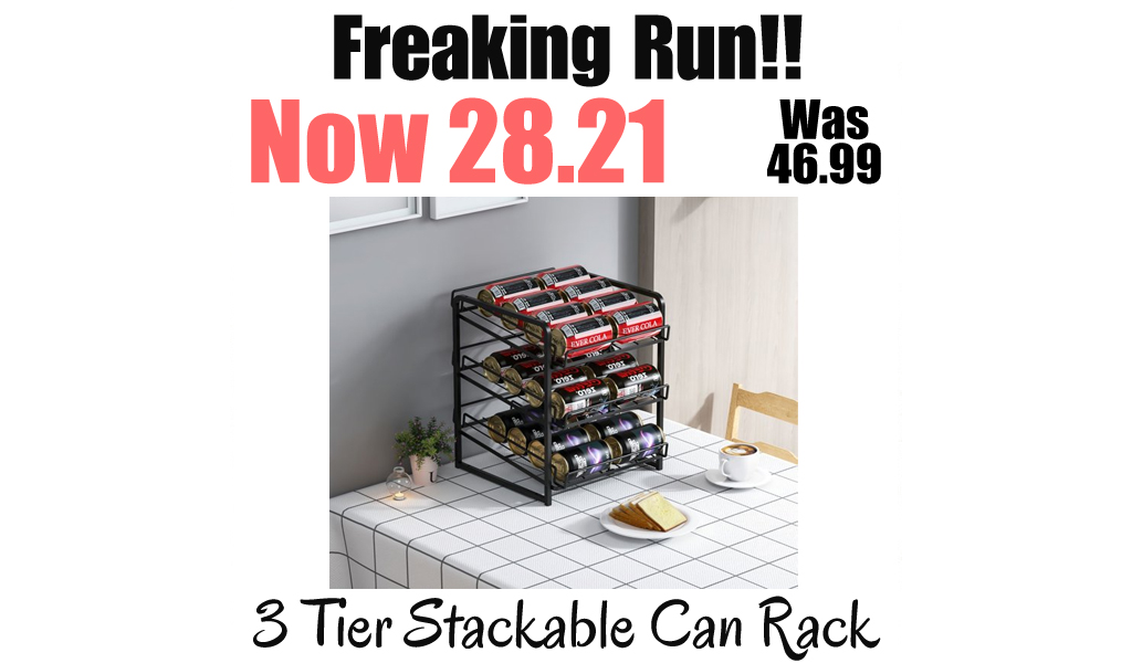 3 Tier Stackable Can Rack Only $28.21 on Walmart.com (Regularly $46.99)