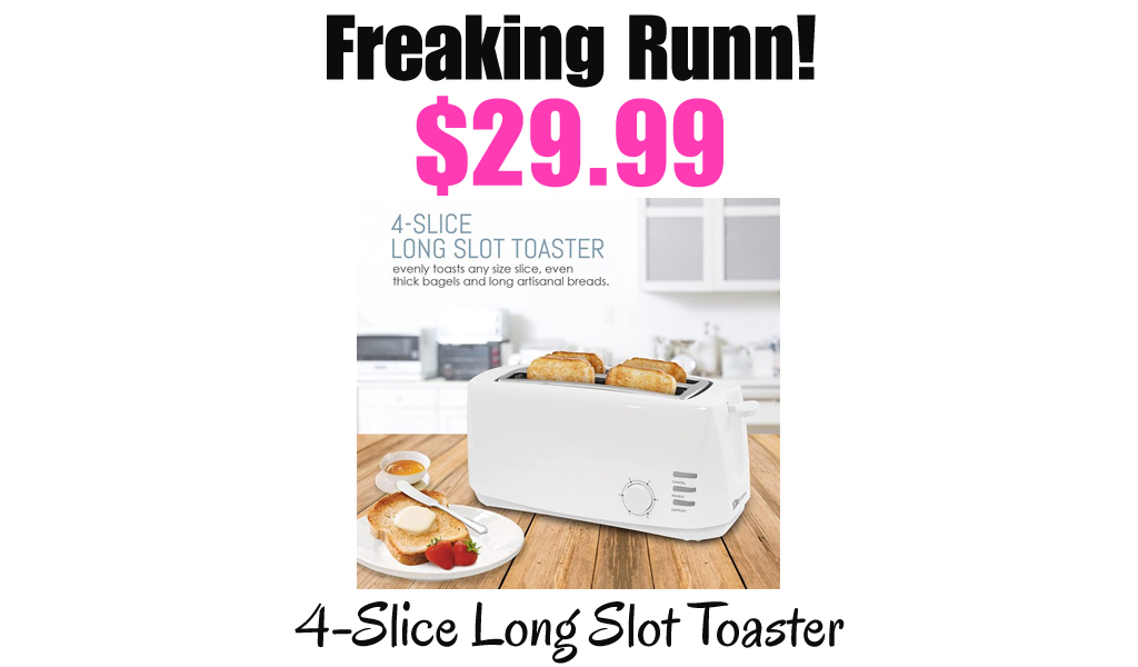 4-Slice Long Slot Toaster Just $29.99 Shipped on Walmart.com (Regularly $39.99)