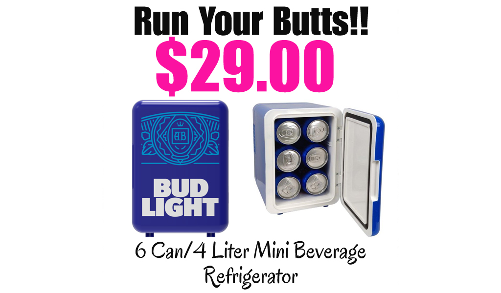 6 Can/4 Liter Mini Beverage Refrigerator Just $29 Shipped on Walmart.com (Regularly $39.99)