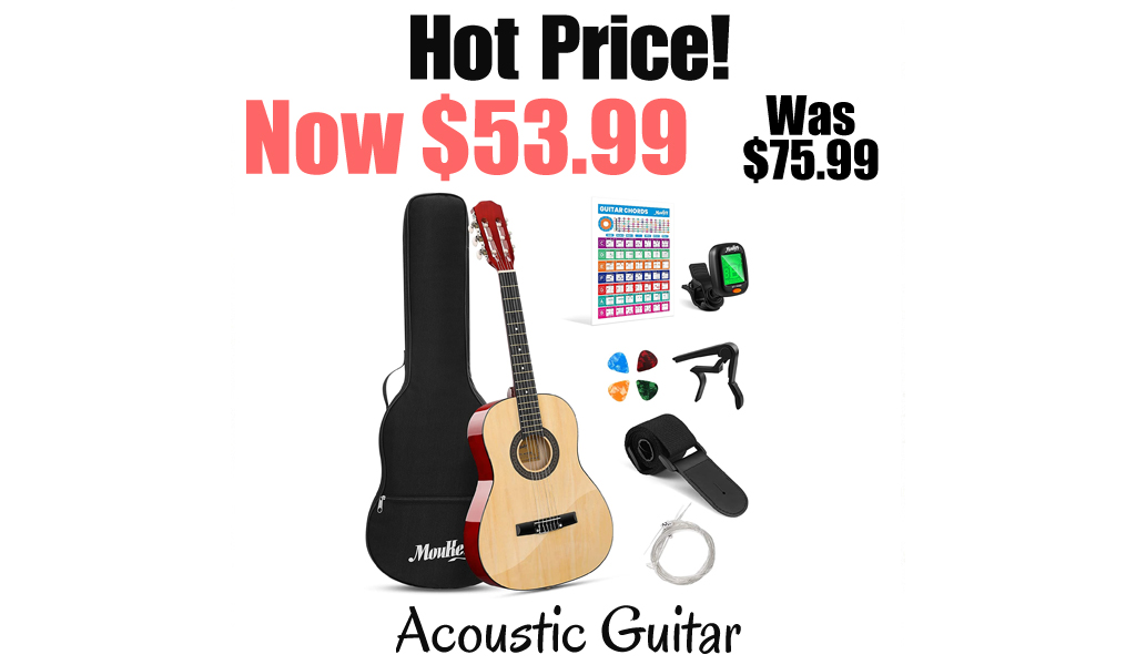 Acoustic Guitar Only $53.99 on Amazon (Regularly $75.99)