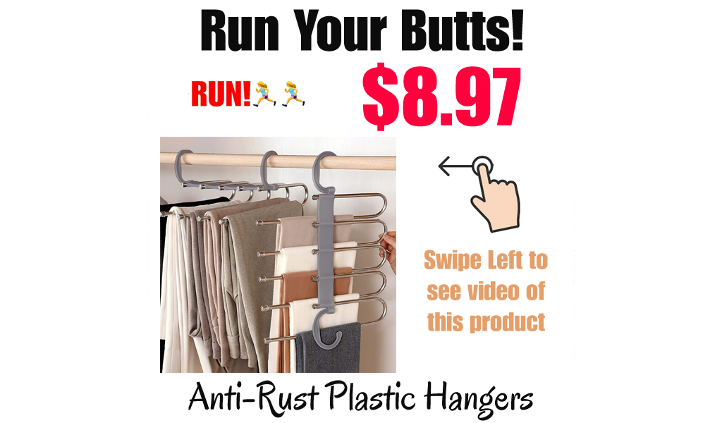 Anti-Rust Plastic Hangers Only $8.97 Shipped on Amazon