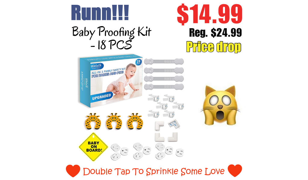 Baby Proofing Kit - 18 PCS Only $14.99 Shipped on Amazon (Regularly $29.99)
