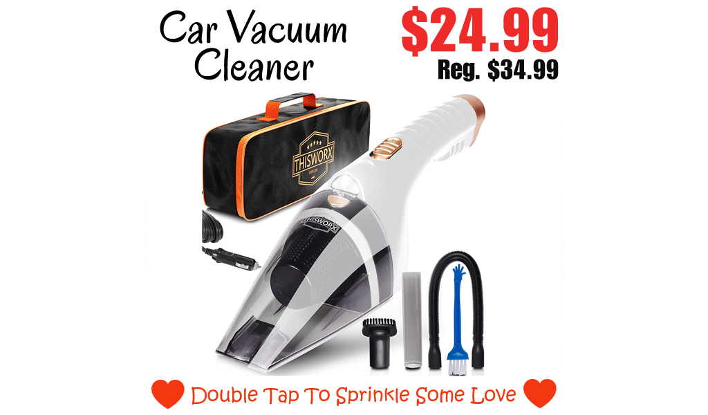 Car Vacuum Cleaner Only $24.99 Shipped on Amazon (Regularly $34.99)