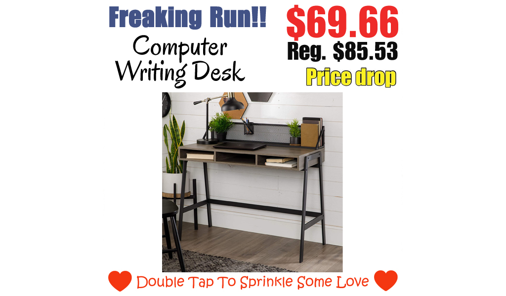 Computer Writing Desk Only $69.66 Shipped on Amazon (Regularly $85.53)