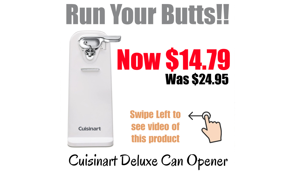 Cuisinart Deluxe Can Opener Only $14.79 on Amazon (Regularly $24.95)