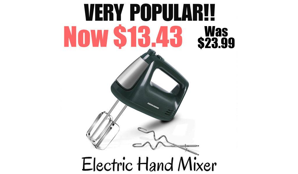Electric Hand Mixer Only $13.43 Shipped on Amazon (Regularly $23.99)