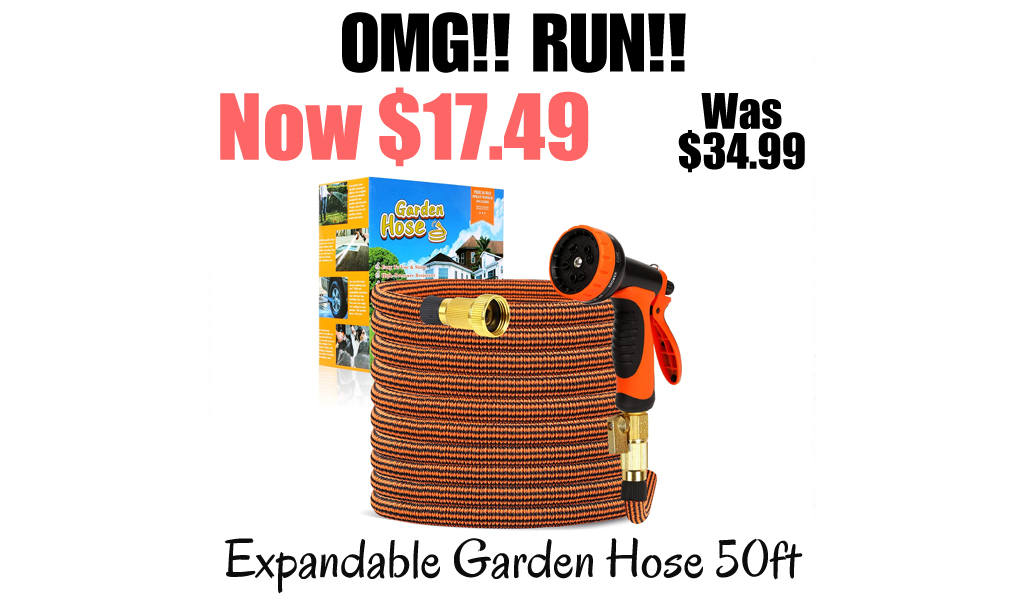 Expandable Garden Hose 50ft Only $17.49 Shipped on Amazon (Regularly $34.99)